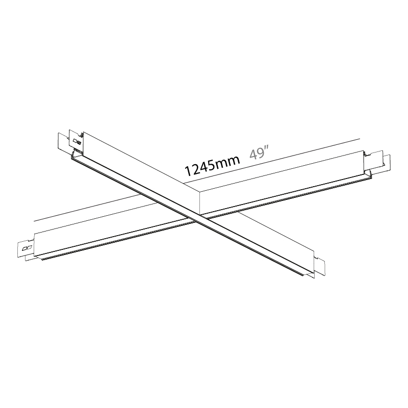 Forties by Prolicht – 49″ x 3″ Surface, Linear Profiles offers LED lighting solutions | Zaneen Architectural