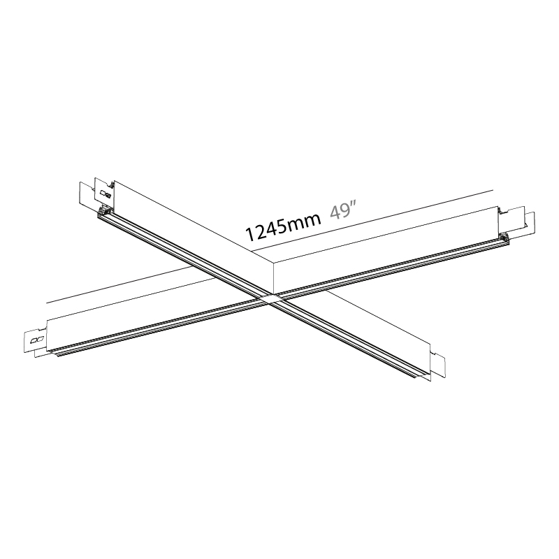 Forties by Prolicht – 49″ x 3″ Surface, Linear Profiles offers LED lighting solutions | Zaneen Architectural