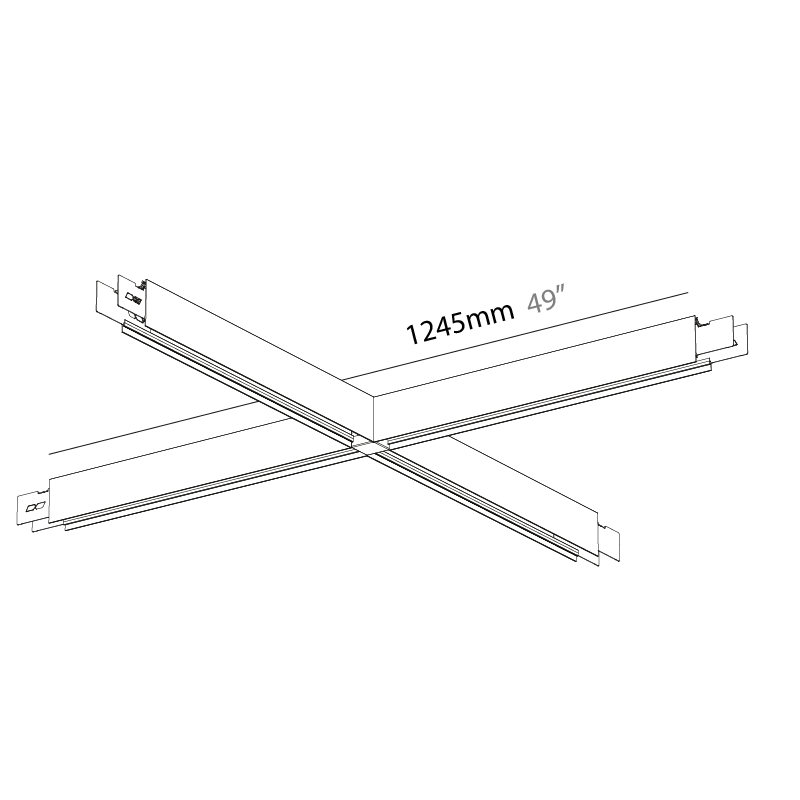 Forties by Prolicht – 49″ x 3″ Surface, Linear Profiles offers LED lighting solutions | Zaneen Architectural