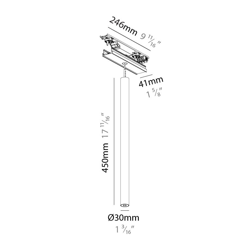 Forties by Prolicht – 1 1/8″9 11/16″ x 17 11/16″ Surface, Linear Profiles offers LED lighting solutions | Zaneen Architectural