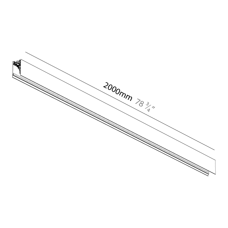 Forties by Prolicht – 78 3/4″ x 3″ Suspension, Linear Profiles offers LED lighting solutions | Zaneen Architectural
