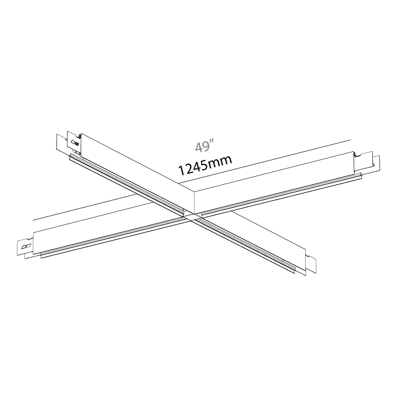 Forties by Prolicht – 49″ x 3″ Suspension, Linear Profiles offers LED lighting solutions | Zaneen Architectural