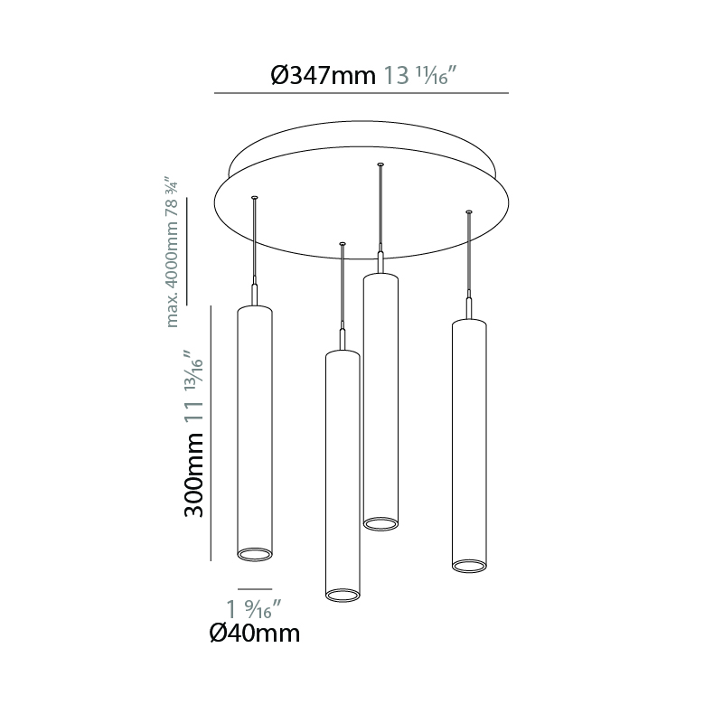 G-Mini Round by Prolicht – 13 11/16″ x 11 13/16″ Suspension, Spots offers LED lighting solutions | Zaneen Architectural / Line art