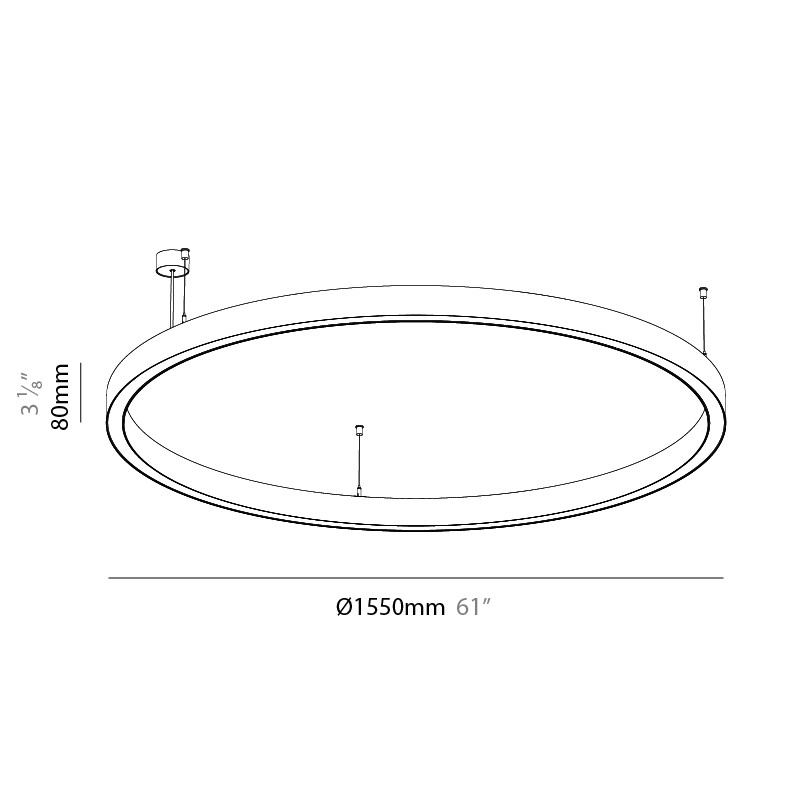 Glorious by Prolicht – 46 7/8″ x 3″ Suspension, Pendant offers LED lighting solutions | Zaneen Architectural