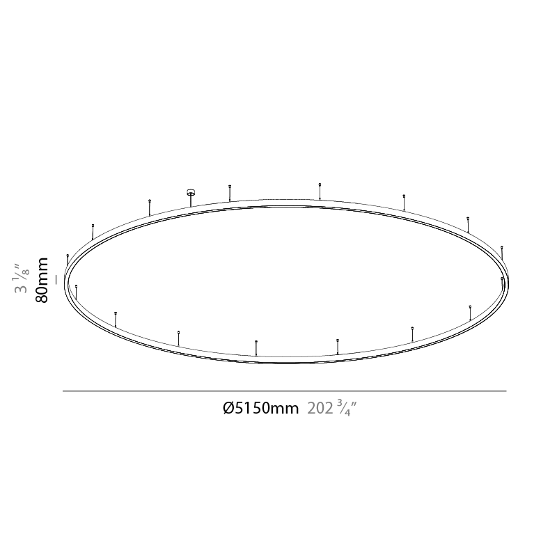 Glorious by Prolicht – 202 3/4″ x 3″ Suspension, Pendant offers LED lighting solutions | Zaneen Architectural