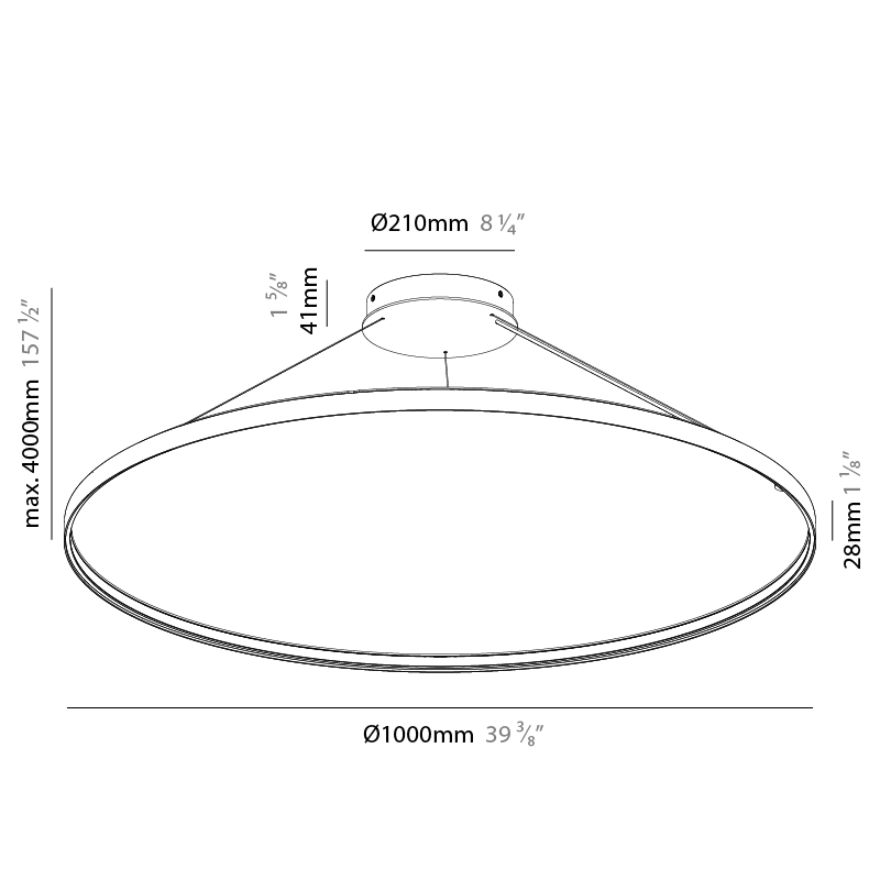 Glorious Silhouette Acoustic by Prolicht – 39 3/8″ x 1 1/8″ Suspension, Acoustic offers LED lighting solutions | Zaneen Architectural / Line art