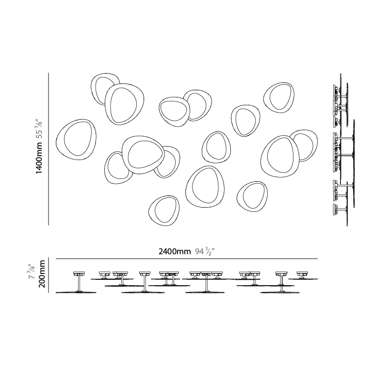 Glow by Artigia – 94 1/2″ x 55 1/8
