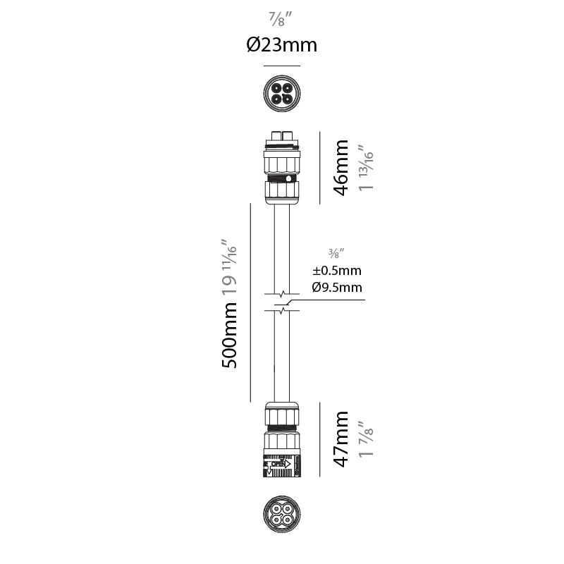 Glowline by Diamante – 7/8″19 11/16″ ,  offers high performance and quality material | Zaneen Exterior