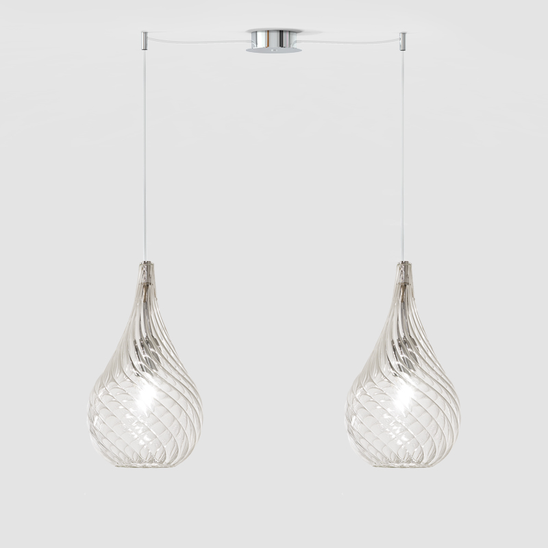 Goccia by Cangini & Tucci – 7 1/16″ x 12 5/8″ Suspension, Pendant offers quality European interior lighting design | Zaneen Design