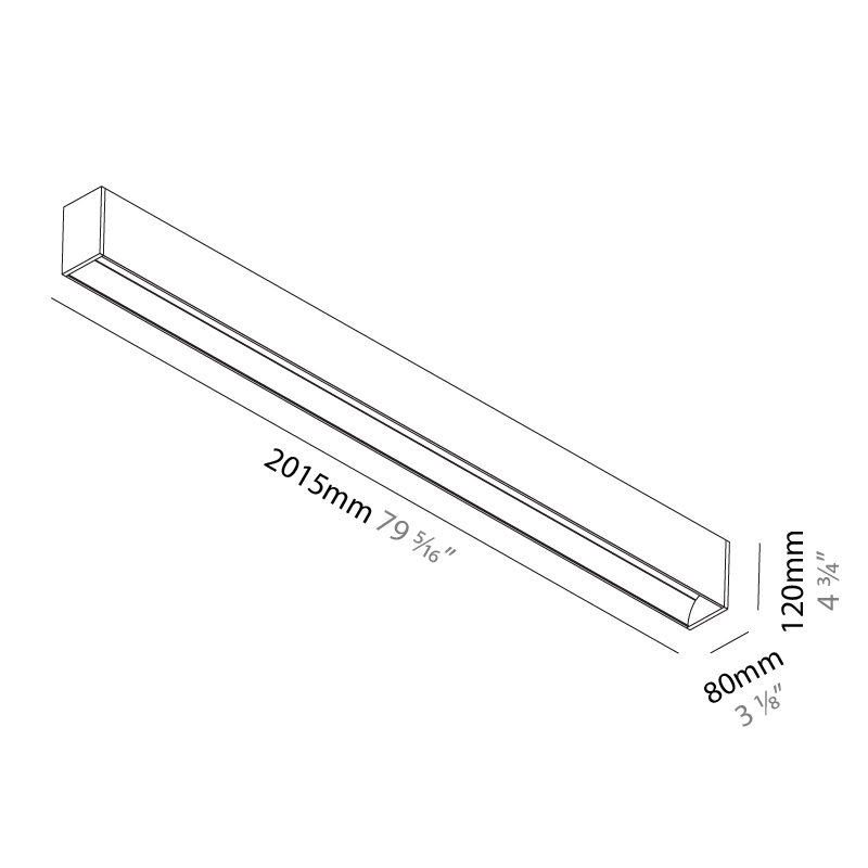 Groove by Prolicht – 79 5/16″ x 4 3/4″ Surface, Profile offers LED lighting solutions | Zaneen Architectural