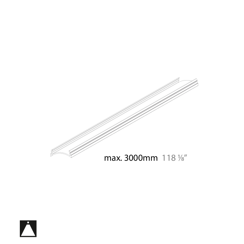 Groove by Prolicht – 39 3/8″ x 9/16″ , Profile offers LED lighting solutions | Zaneen Architectural