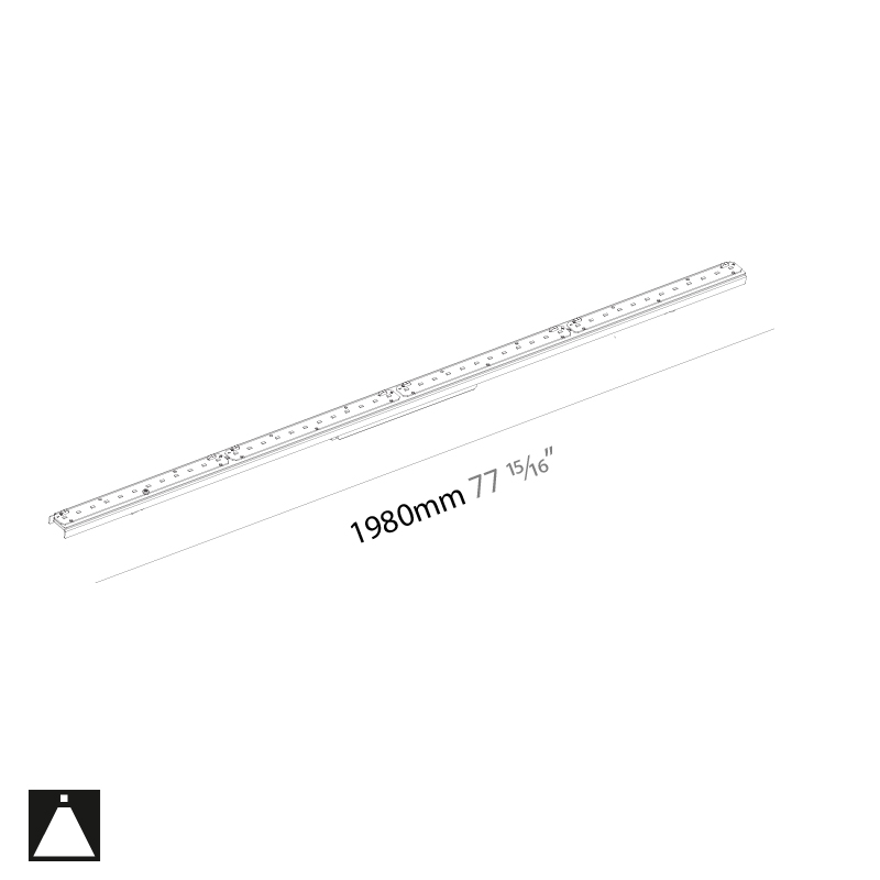 Groove by Prolicht – 77 15/16″ x 1 7/16″ , Profile offers LED lighting solutions | Zaneen Architectural