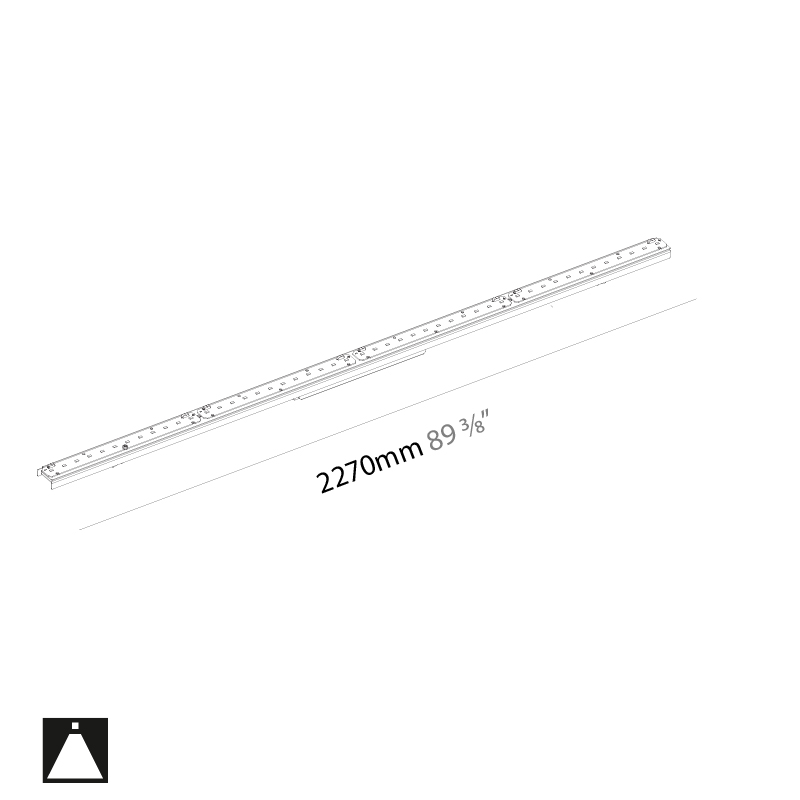 Groove by Prolicht – 89 3/8″ x 1 7/16″ , Profile offers LED lighting solutions | Zaneen Architectural