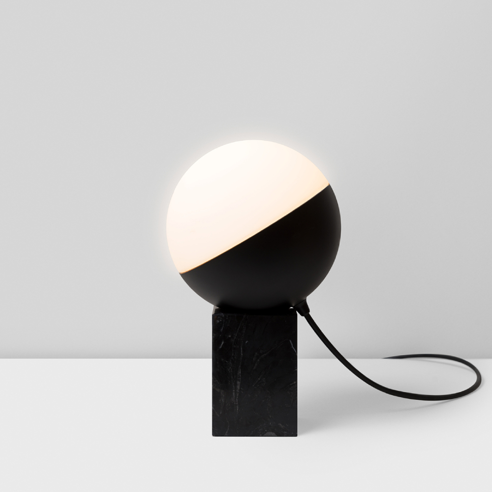 Half by Milan – 6 5/16″ x 10 5/8″ Portable, Ambient offers quality European interior lighting design | Zaneen Design