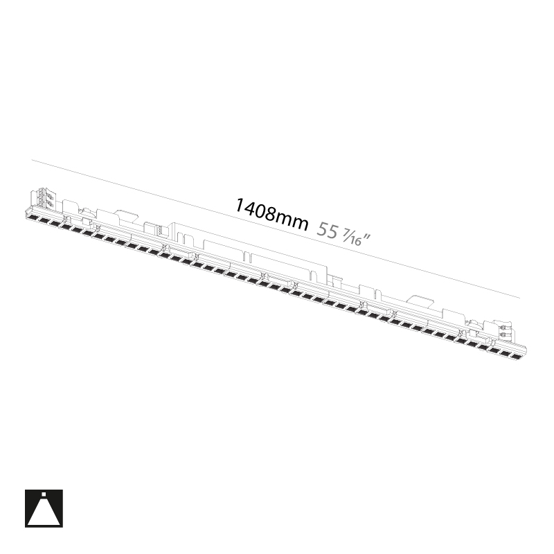 by Prolicht – 55 7/16″ x 1 15/16″ ,  offers LED lighting solutions | Zaneen Architectural