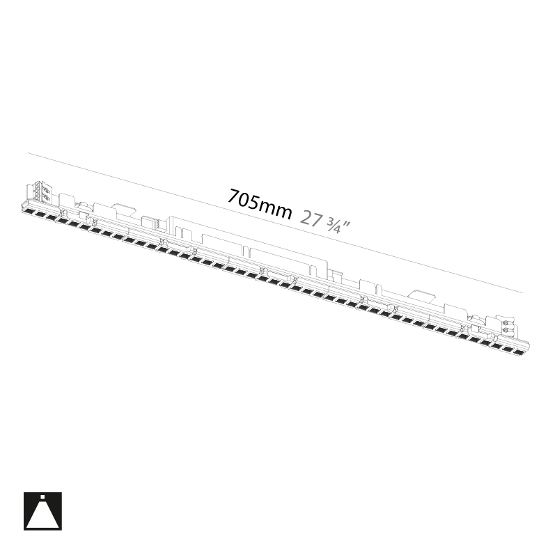  by Prolicht – 27 3/4″ x 1 15/16″ ,  offers LED lighting solutions | Zaneen Architectural