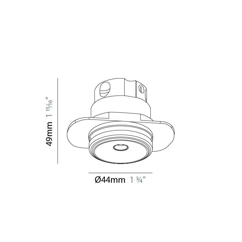 Invader Micro-Dot by Prolicht – 1 9/16″ x 3 7/8″ Trimless, Downlight offers LED lighting solutions | Zaneen Architectural