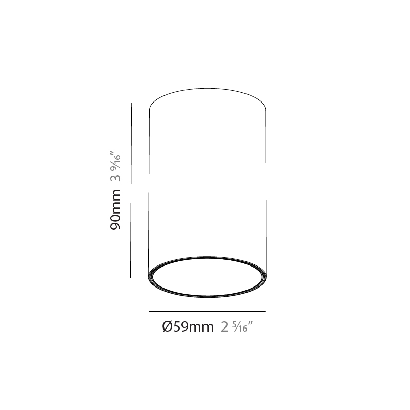 Invader Standard by Prolicht – 2 1/3″ x 3 1/2″ Surface, Ceiling Surface offers LED lighting solutions | Zaneen Architectural / Line art