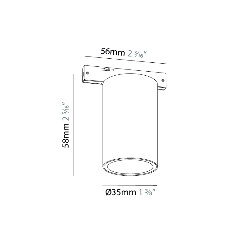 Just Black System by Prolicht – 1 3/8″ x 3 1/4″ , Modular offers LED lighting solutions | Zaneen Architectural