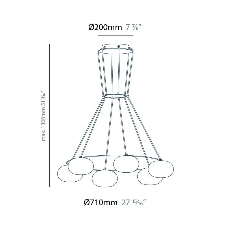Knock by Milan – 27 15/16″ x 4 1/4″ Suspension, Pendant offers quality European interior lighting design | Zaneen Design / Line art