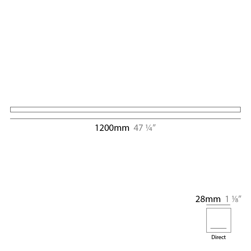 Woodlin by Tunto – 47 1/4″ x 1 1/8″ Surface, Linear Profiles offers quality European interior lighting design | Zaneen Design / Line art