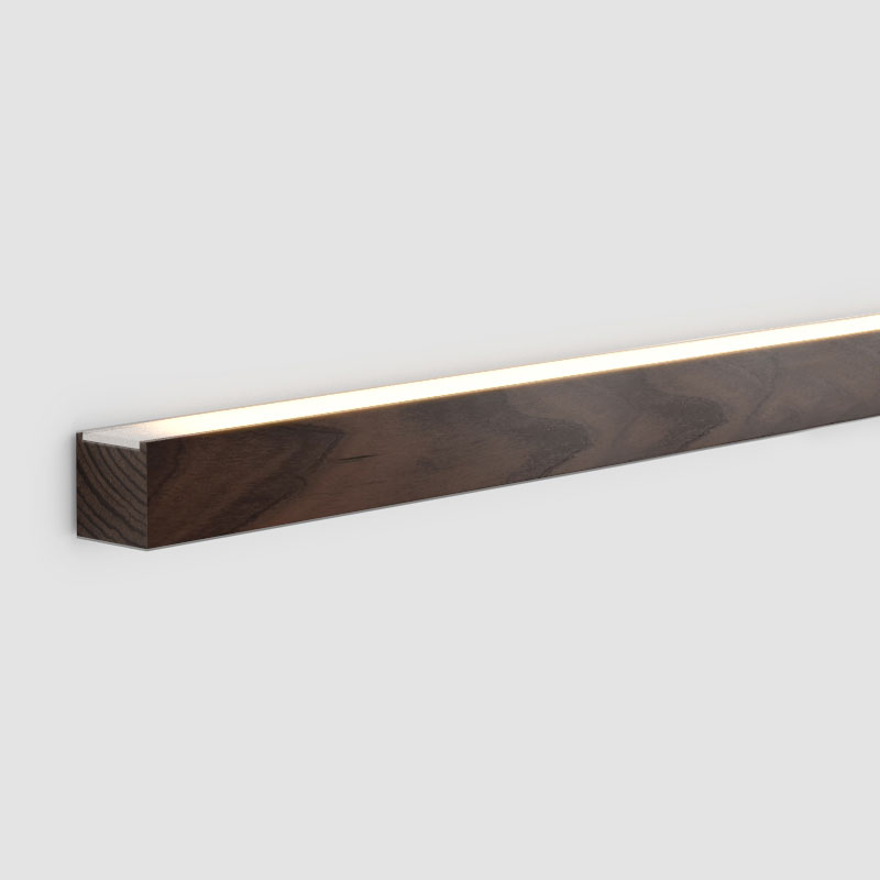 Woodlin by Tunto – 27 9/16″ x 1 9/16″ Surface, Linear Profiles offers quality European interior lighting design | Zaneen Design
