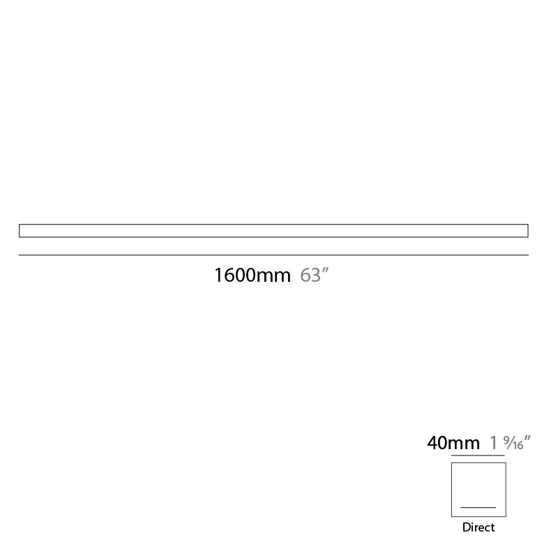 Woodlin by Tunto – 63″ x 1 9/16″ Surface, Linear Profiles offers quality European interior lighting design | Zaneen Design