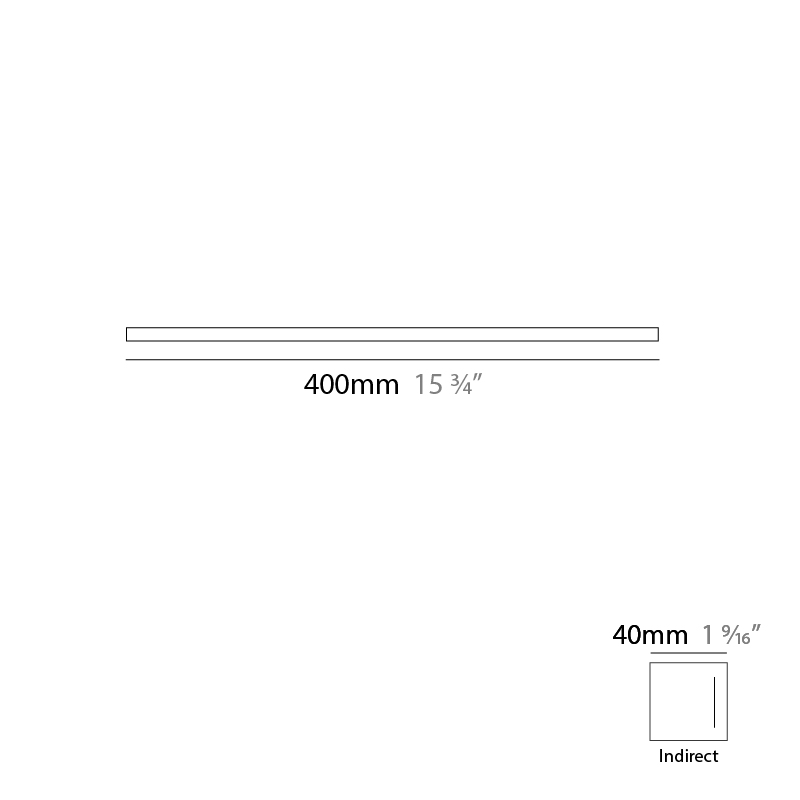 Woodlin by Tunto – 15 3/4″ x 1 9/16″ Surface, Linear Profiles offers quality European interior lighting design | Zaneen Design