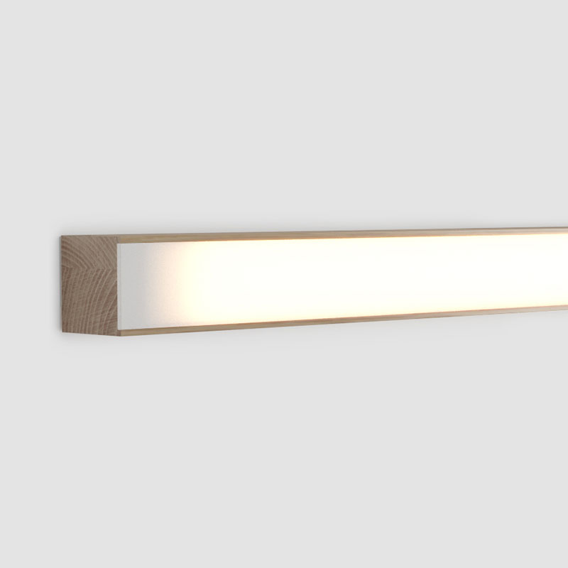 Woodlin by Tunto – 27 9/16″ x 2 3/8″ Surface, Linear Profiles offers quality European interior lighting design | Zaneen Design