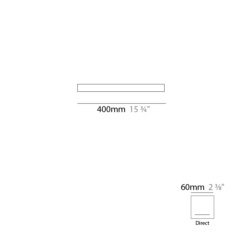 Woodlin by Tunto – 15 3/4″ x 2 3/8″ Surface, Linear Profiles offers quality European interior lighting design | Zaneen Design