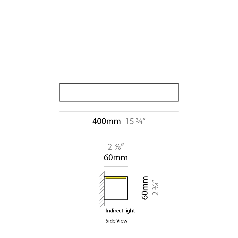 Woodlin by Tunto – 15 3/4″ x 2 3/8″ Surface, Linear Profiles offers quality European interior lighting design | Zaneen Design / Line art