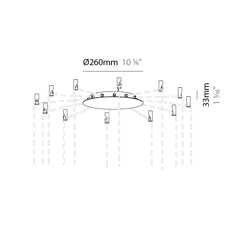 Land by Milan – 10 1/4″ x 1 5/16″ ,  offers quality European interior lighting design | Zaneen Design
