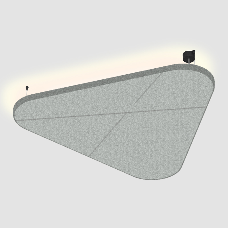 Victory Acoustic Light Panel by Prolicht – 19 1/2″ x 2 1/8″ Suspension, Acoustic offers LED lighting solutions | Zaneen Architectural