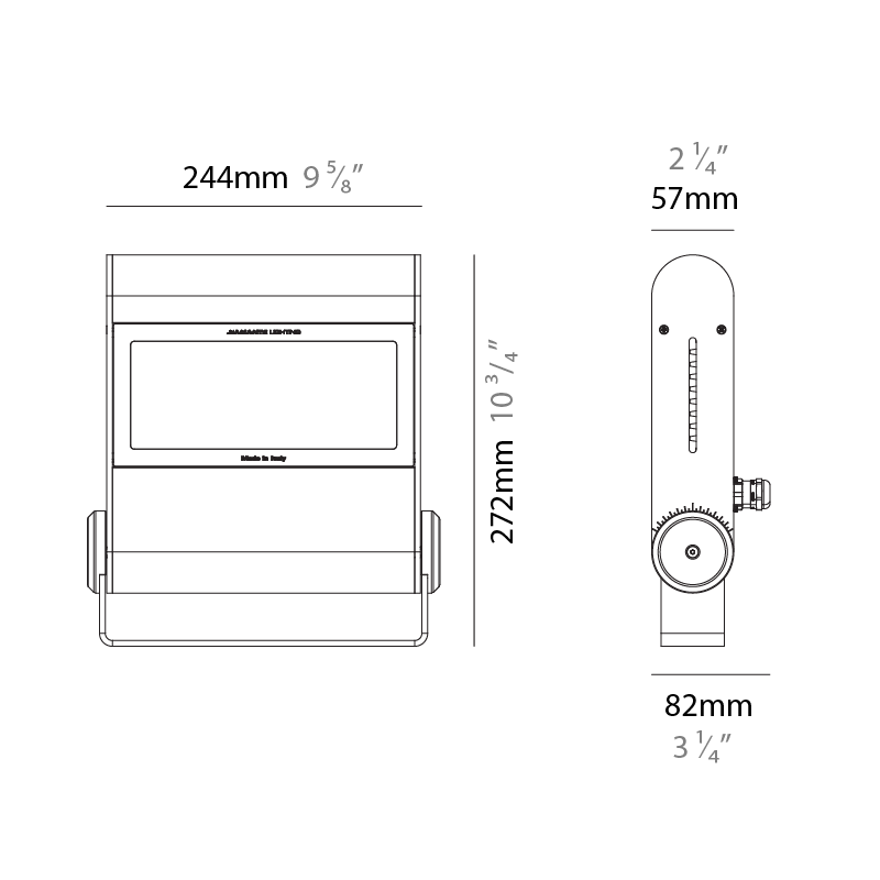 LumiX by Diamante – 9 5/8″ x 10 11/16″ Surface, Flood offers high performance and quality material | Zaneen Exterior / Line art