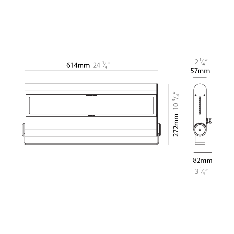 LumiX by Diamante – 24 1/4″ x 10 3/4″ Surface, Flood offers high performance and quality material | Zaneen Exterior / Line art