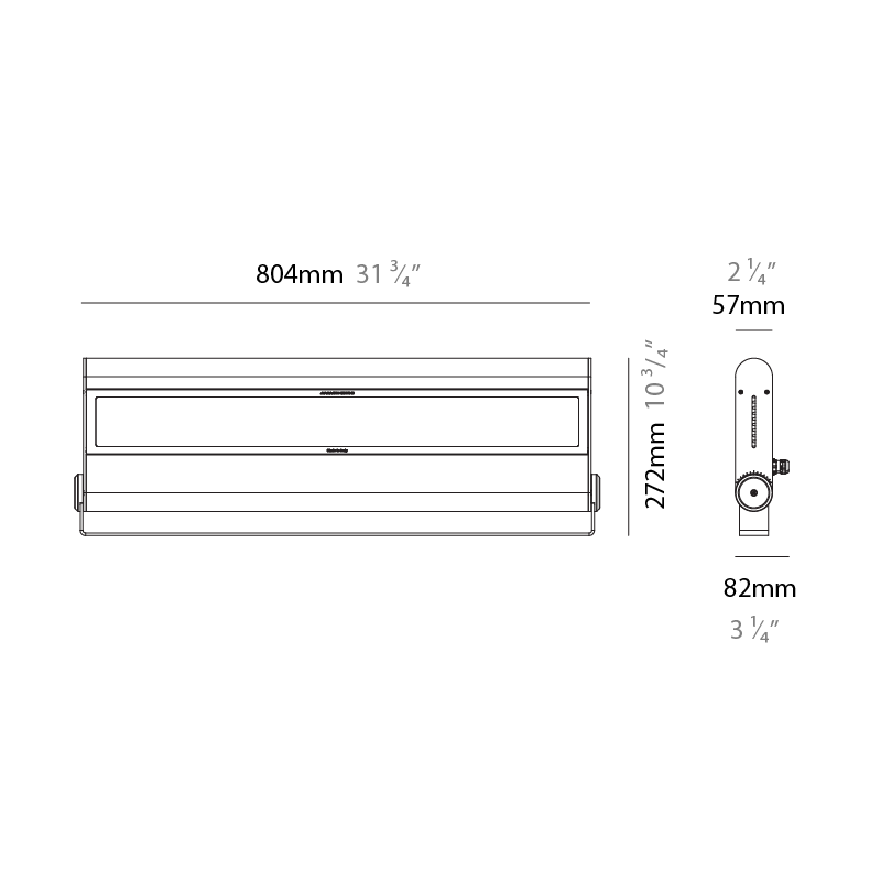 LumiX by Diamante – 31 3/4″ x 10 3/4″ Surface, Flood offers high performance and quality material | Zaneen Exterior / Line art