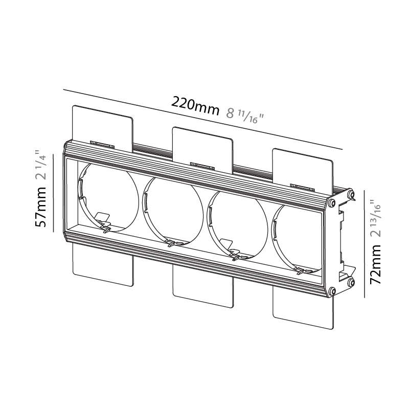 Magiq Pro by Prolicht – 8 11/16″ x 1 9/16″ Trimless, Modular Systems offers LED lighting solutions | Zaneen Architectural