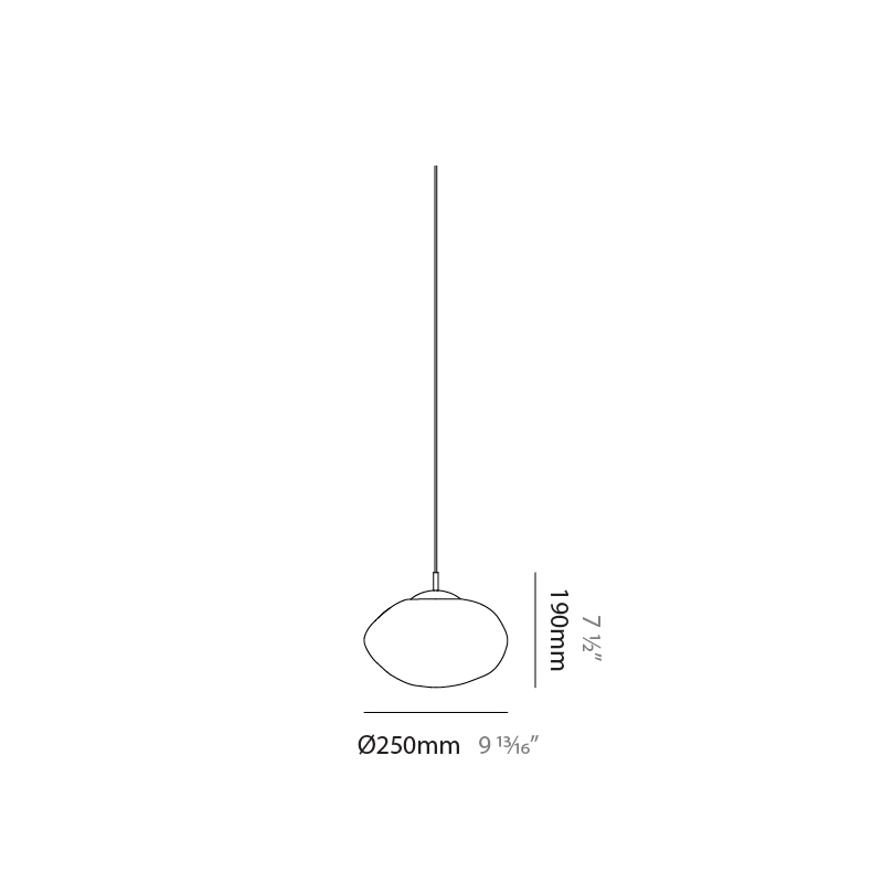 Mark by Cangini & Tucci – 9 13/16″ x 7 1/2″ Suspension, Pendant offers quality European interior lighting design | Zaneen Design