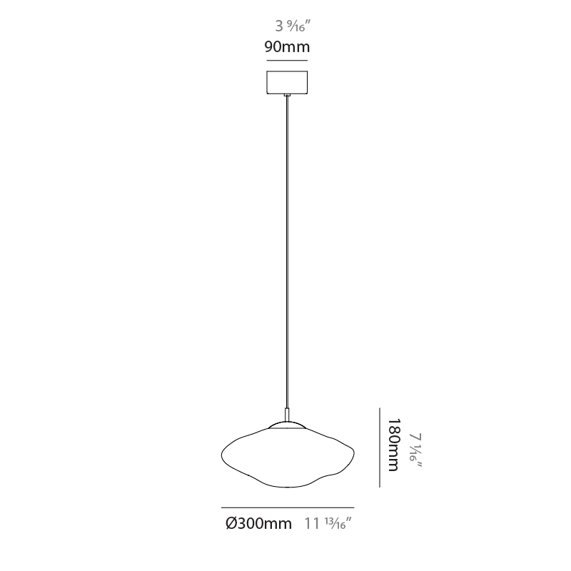 Mark by Cangini & Tucci – 11 13/16″ x 7 1/16″ Suspension, Pendant offers quality European interior lighting design | Zaneen Design