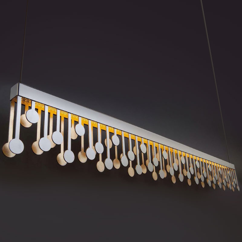 Melody by Quasar – 38 3/16″ x 4 3/4″ Suspension, Pendant offers quality European interior lighting design | Zaneen Design
