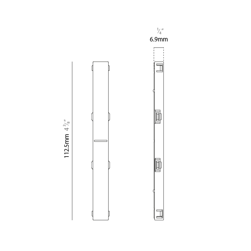  by Prolicht – 4 7/16″ x 1/4″ Track,  offers LED lighting solutions | Zaneen Architectural