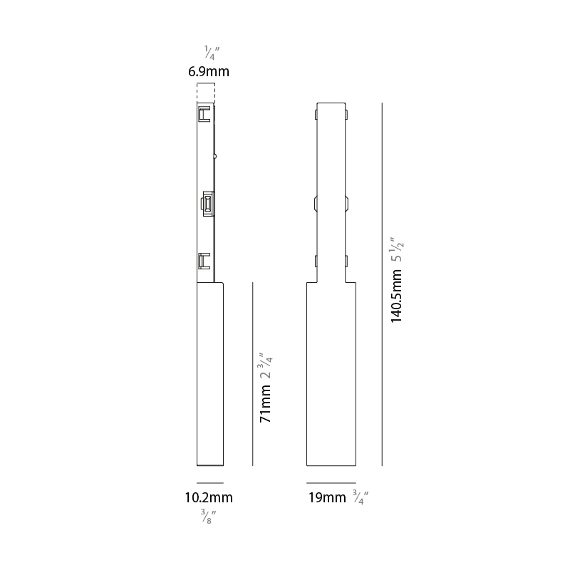  by Prolicht – 5 9/16″ x 3/8″ Track,  offers LED lighting solutions | Zaneen Architectural