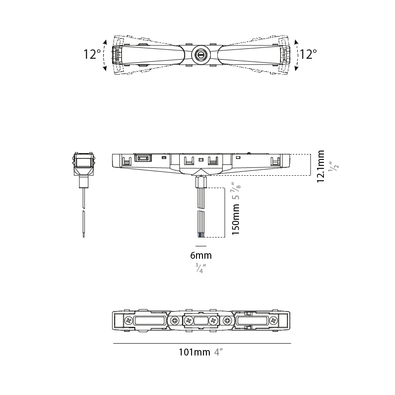  by Prolicht – 3 31/32″ x 1/2″ Track,  offers LED lighting solutions | Zaneen Architectural