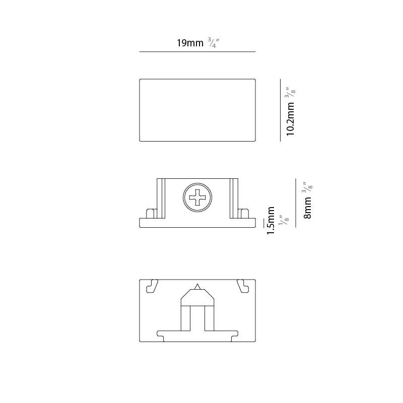  by Prolicht – 3/4″ x 5/16″ Track,  offers LED lighting solutions | Zaneen Architectural