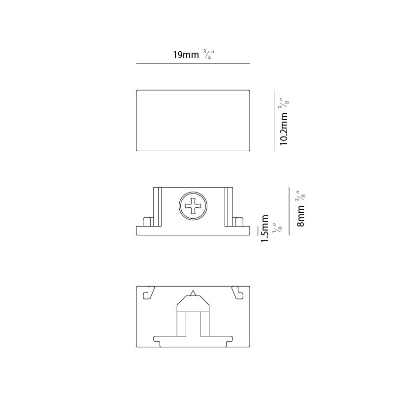  by Prolicht – 3/4″ x 5/16″ Track,  offers LED lighting solutions | Zaneen Architectural