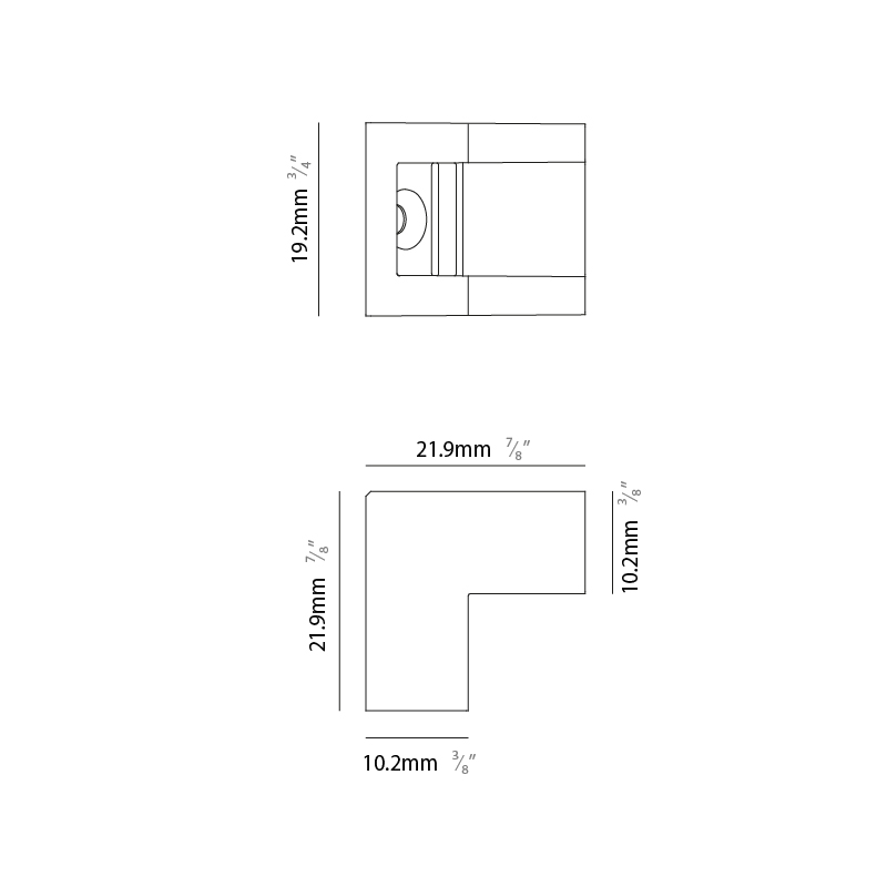  by Prolicht – 7/8″ x 3/4″ Track,  offers LED lighting solutions | Zaneen Architectural