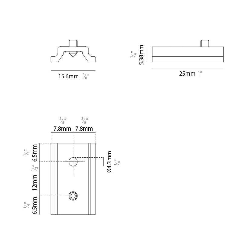  by Prolicht – 63/64″ x 3/16″ Track,  offers LED lighting solutions | Zaneen Architectural