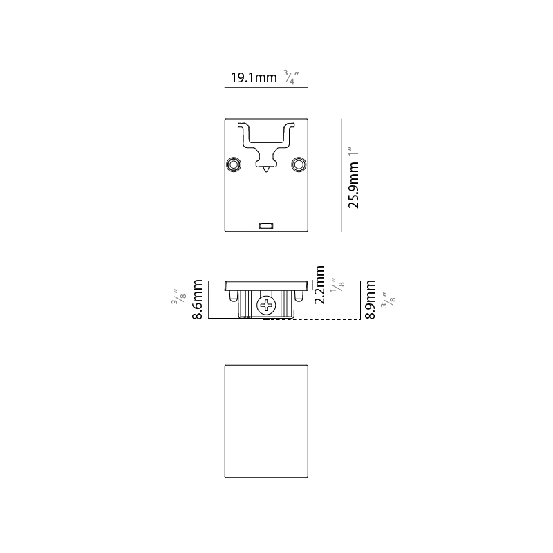  by Prolicht – 1 1/64″ x 3/8″ Track,  offers LED lighting solutions | Zaneen Architectural