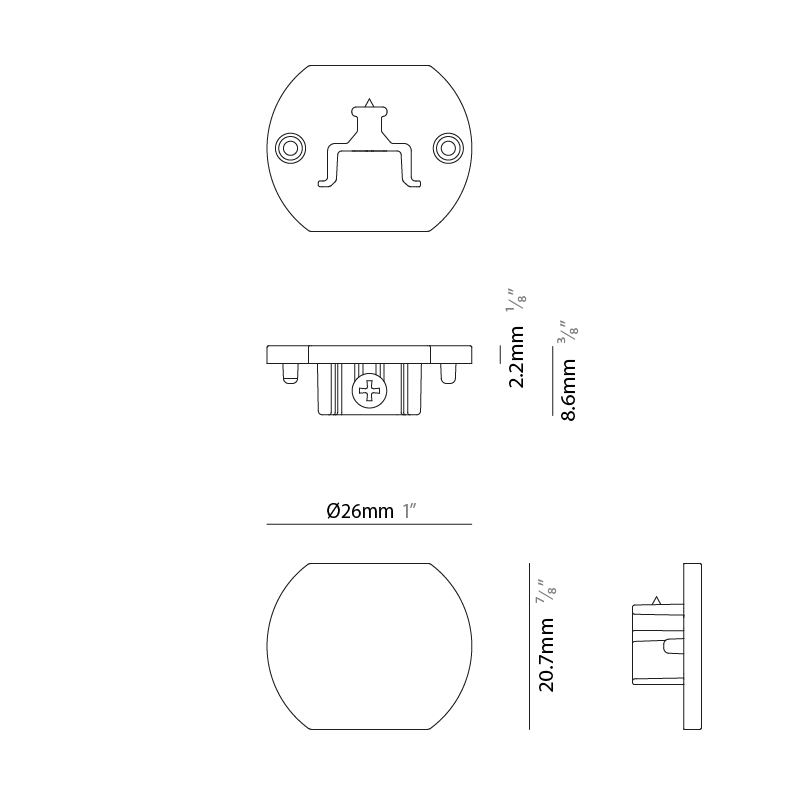  by Prolicht – 1 1/32″ x 5/16″ Track,  offers LED lighting solutions | Zaneen Architectural