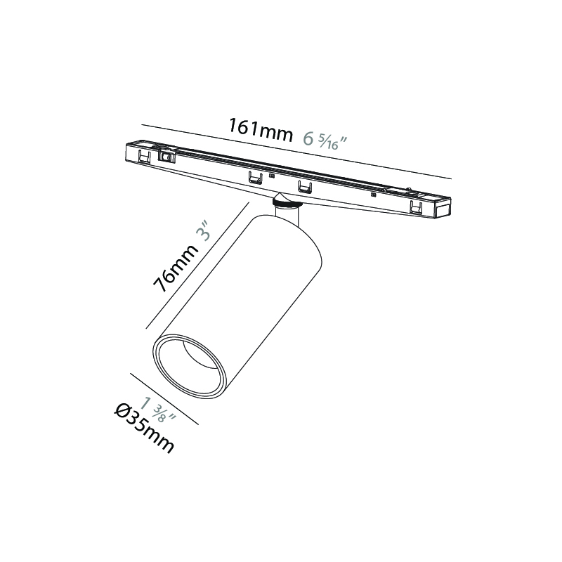 Imagine Micro by Prolicht – 1 3/8″ x 3 9/16″ Track, Modular offers LED lighting solutions | Zaneen Architectural